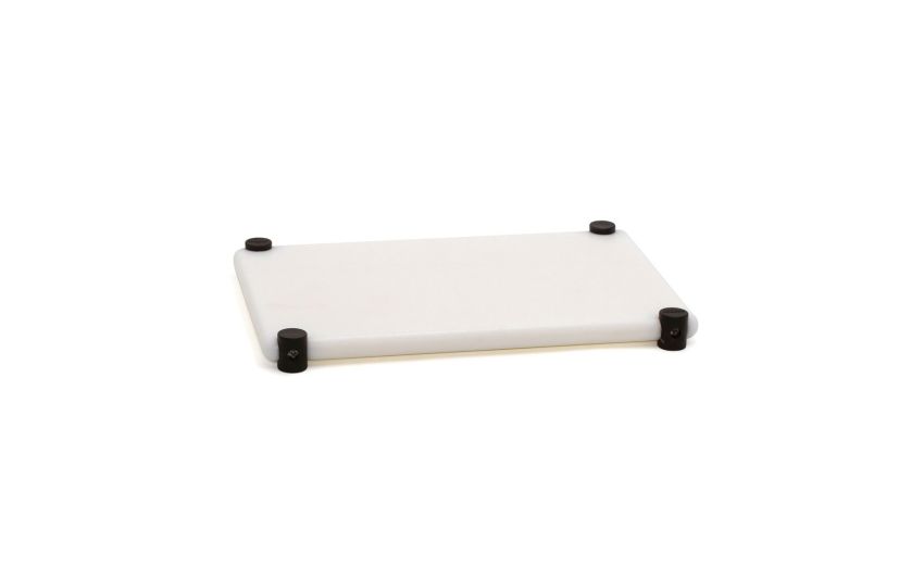 Tagliere con piedini bianco 30x20 cm--Bianco-Polietilene-1 Tagliere con piedini bianco 30x20 cm--Bianco-Polietilene-1