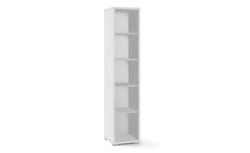 Work colonna a giorno ufficio colore bianco ossido--Bianco-Melaminico-182 cmx39 cm