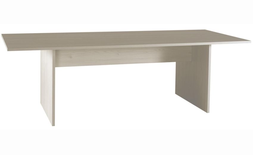 Pixel tavolo ufficio colore olmo-Misure L 240 x P 100 x H 76 cm-Legno naturale-Pannello-76 cmx240 cm Pixel tavolo ufficio colore olmo-Misure L 240 x P 100 x H 76 cm-Legno naturale-Pannello-76 cmx240 cm