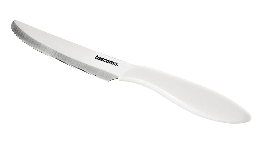 Presto set 6 coltelli tavola bianchi 12 cm- -Bianco-Plastica Presto set 6 coltelli tavola bianchi 12 cm- -Bianco-Plastica