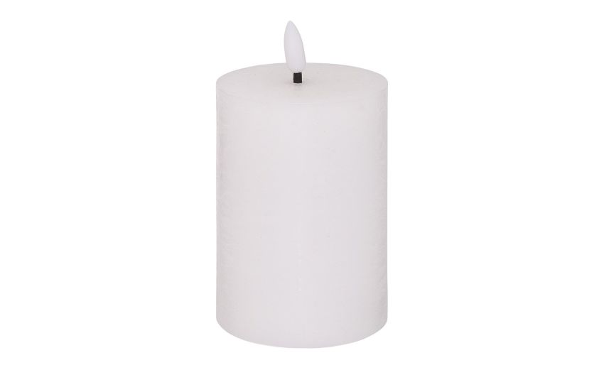 Candela in cera con fiamma led bianca h12 Candela in cera con fiamma led bianca h12
