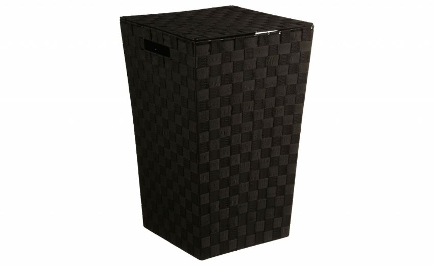 Woven portabiancheria nero 40x53 cm- -Nero-Plastica-53 cmx33 cm Woven portabiancheria nero 40x53 cm- -Nero-Plastica-53 cmx33 cm
