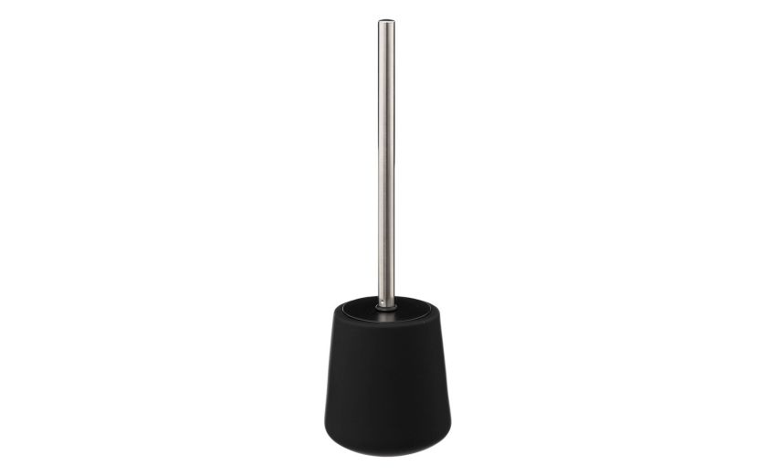 Beton scopino bagno in ceramica nero Ø12x40 cm--Nero-Ceramica