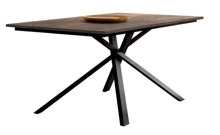 Noa tavolo allungabile nero e ardesia chiara--Grigio-Pannello-75 cmx160 cm Noa tavolo allungabile nero e ardesia chiara--Grigio-Pannello-75 cmx160 cm