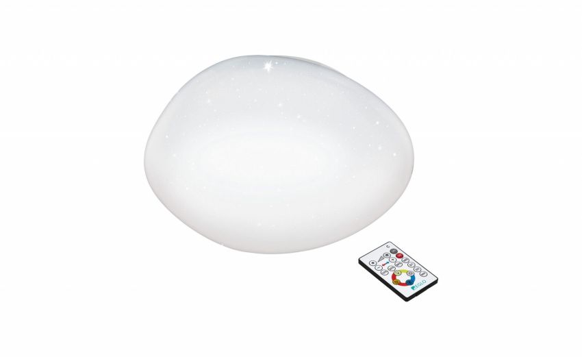 Sileras plafoniera D45 cm--Bianco-Acrilico