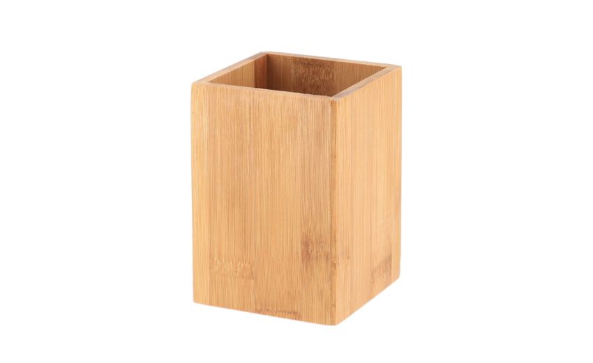 Bicchiere bagno in legno di bamboo naturale - -Legno naturale-Bamboo-10 cmx7 cm Bicchiere bagno in legno di bamboo naturale - -Legno naturale-Bamboo-10 cmx7 cm