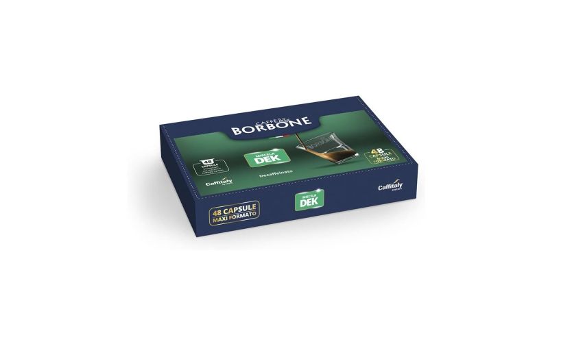 Borbone Box 48 capsule Caffè miscela Dek-Compatibili con macchine caffè Caffitaly Borbone Box 48 capsule Caffè miscela Dek-Compatibili con macchine caffè Caffitaly