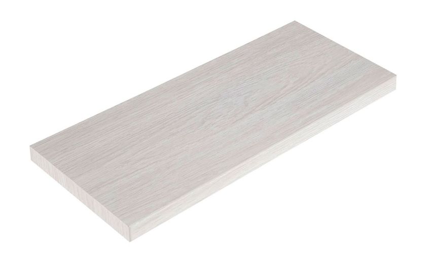 Linear mensola in mdf legno bianco 36x15 Linear mensola in mdf legno bianco 36x15