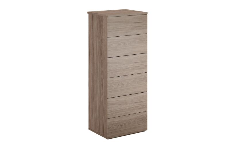 Mia settimino 6 cassetti noce biondo-In pannello nobilitato-Legno scuro-Nobilitato-117 cmx48 cm Mia settimino 6 cassetti noce biondo-In pannello nobilitato-Legno scuro-Nobilitato-117 cmx48 cm