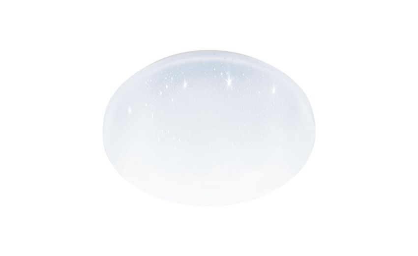 Pogliola plafoniera bianca LED 18 W Ø31 cm- -Bianco-Acrilico