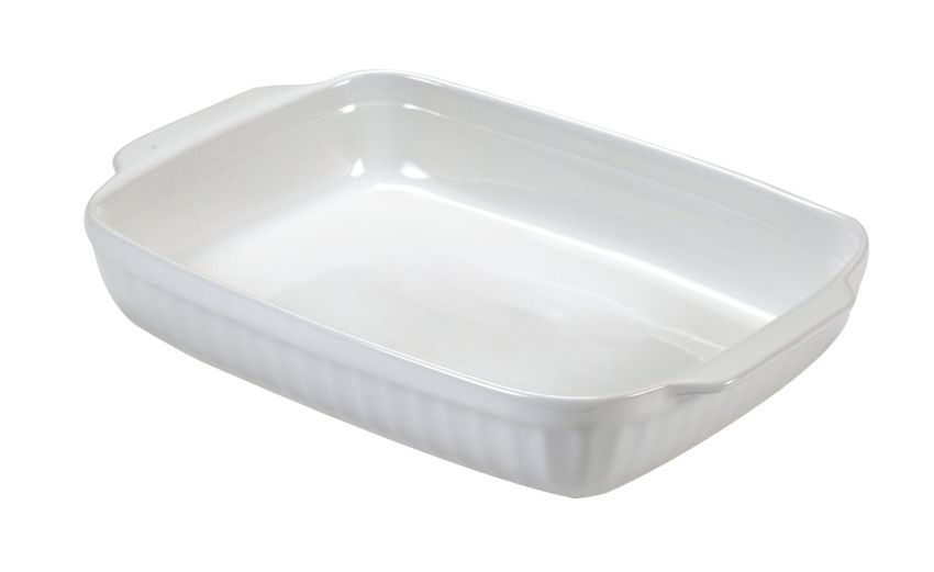 Pirofila in ceramica bianca 30x18 cm- -Bianco-Ceramica-6 Pirofila in ceramica bianca 30x18 cm- -Bianco-Ceramica-6