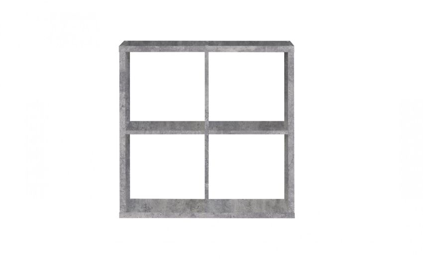 Cube libreria cemento 4 vani orizzontale--Cemento-Pannello-72.8 cmx72.7 cm Cube libreria cemento 4 vani orizzontale--Cemento-Pannello-72.8 cmx72.7 cm