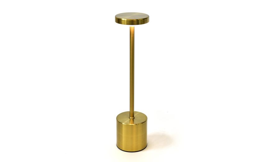 Essential lampada da tavolo con luci led oro-Ricaricabile-Oro-Metallo Essential lampada da tavolo con luci led oro-Ricaricabile-Oro-Metallo