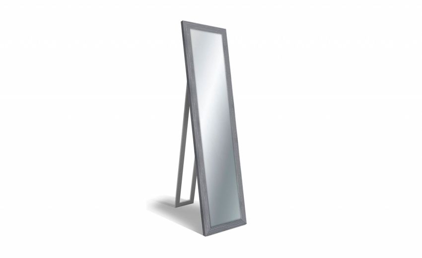Boston specchio da terra grigio 40x160 cm- -Grigio-Legno-160 cmx40 cm Boston specchio da terra grigio 40x160 cm- -Grigio-Legno-160 cmx40 cm