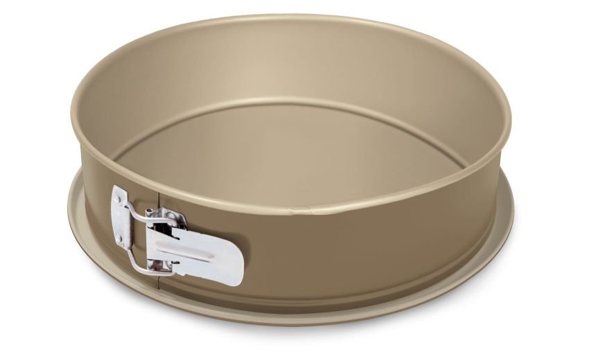 Gold tortiera apribile in acciaio Ø26 cm- -Oro-Acciaio Gold tortiera apribile in acciaio Ø26 cm- -Oro-Acciaio