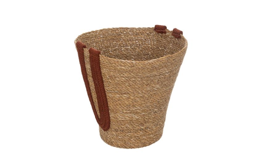 Cesta basket juta beige 30x15 cm--Beige-Juta-28 Cesta basket juta beige 30x15 cm--Beige-Juta-28