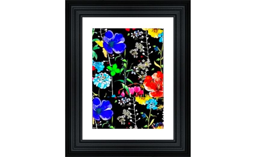 Flora cornice 18x24 cm -Collezione Salvatore Piccione-Nero-Legno-24 cmx18 cm Flora cornice 18x24 cm -Collezione Salvatore Piccione-Nero-Legno-24 cmx18 cm