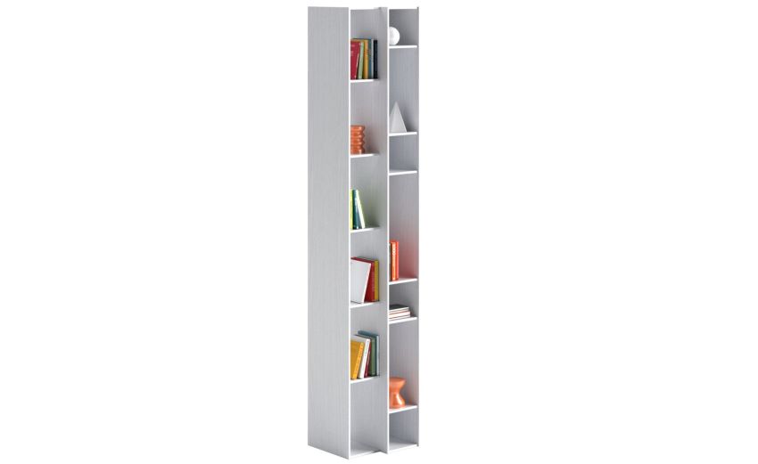 New York libreria componibile frassino nuvola-13 vani-Legno bianco-Pannello-227 cmx43 New York libreria componibile frassino nuvola-13 vani-Legno bianco-Pannello-227 cmx43