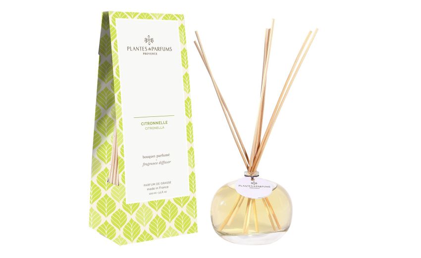 Profumatore ambiente citronella--Trasparente-Vetro-23 cmx8