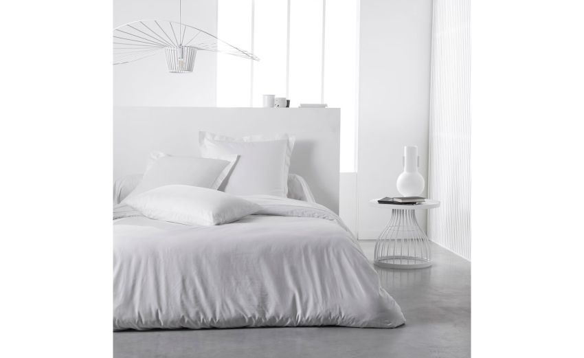 Organic Cotton copripiumino singolo bianco- --100% Cotone-Singolo Organic Cotton copripiumino singolo bianco- --100% Cotone-Singolo