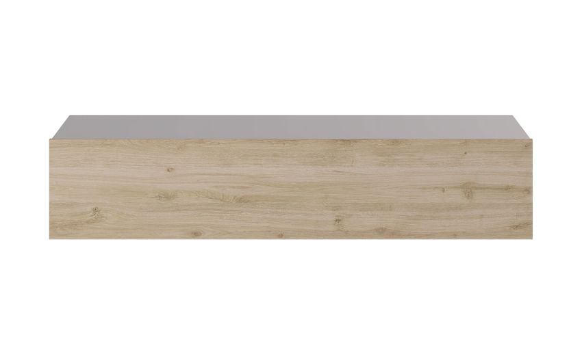 Gilda base 1 cassetto colore rovere cadiz L180 cm-Struttura colore grigio chiaro-Legno naturale-Pannello-37