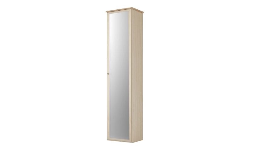 Susy armadio 1 anta battente betulla con specchio -In pannello ecologico certificato-Legno naturale-Pannello ecologico-241 cmx45 cm Susy armadio 1 anta battente betulla con specchio -In pannello ecologico certificato-Legno naturale-Pannello ecologico-241 cmx45 cm