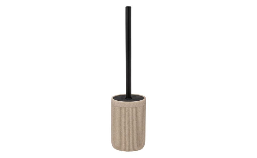 Onyx scopino bagno in poliresina beige Ø9