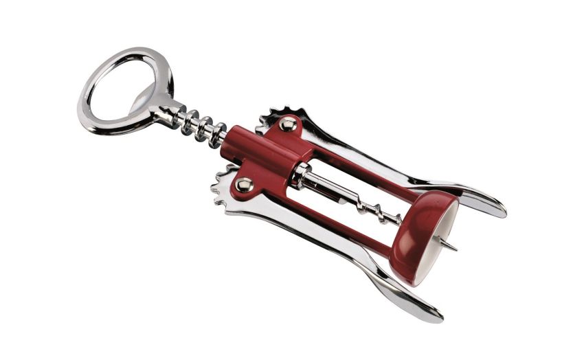 Presto cavatappi in acciaio rosso 21