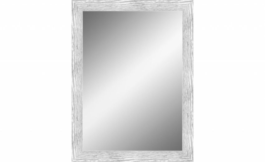 Striata specchio argento e bianco 60x80 cm- -Argento-Legno-80 Striata specchio argento e bianco 60x80 cm- -Argento-Legno-80