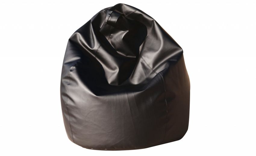 Pandora pouf in similpelle nero 70x110 cm- -Nero-Similpelle-110 cmx70 cm Pandora pouf in similpelle nero 70x110 cm- -Nero-Similpelle-110 cmx70 cm