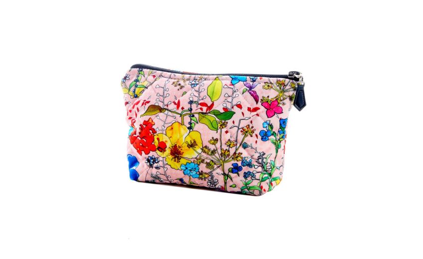 Flora trousse rosa 20x13 cm -Collezione Salvatore Piccione--Velluto-13 cmx20 cm Flora trousse rosa 20x13 cm -Collezione Salvatore Piccione--Velluto-13 cmx20 cm