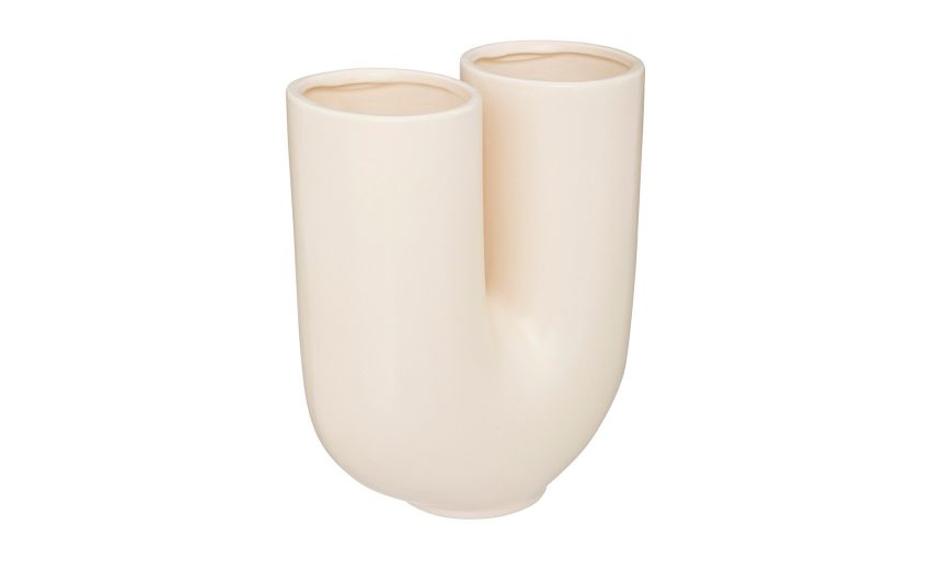 Arc vaso bianco ceramica h25 cm--Bianco-Ceramica-25 cmx21 cm Arc vaso bianco ceramica h25 cm--Bianco-Ceramica-25 cmx21 cm