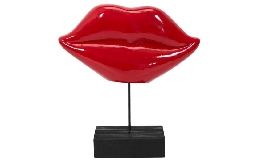 Lips decorazione in ceramica rossa lucida --Rosso-Ceramica-10 Lips decorazione in ceramica rossa lucida --Rosso-Ceramica-10