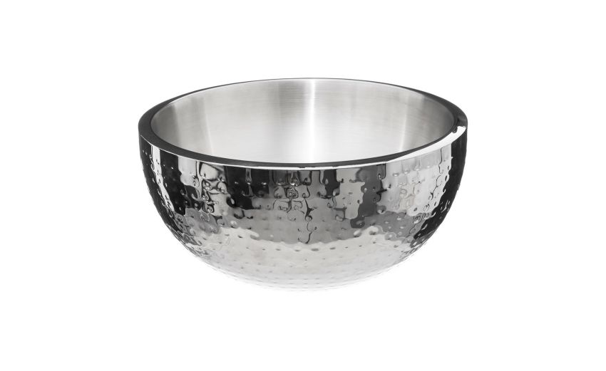Secchiello porta vino in acciaio inox H42 cm--Cromo-Acciaio inox-21 Secchiello porta vino in acciaio inox H42 cm--Cromo-Acciaio inox-21
