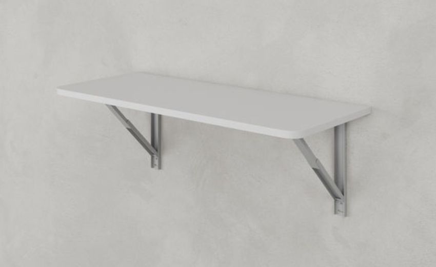 Cabrio tavolo basculante bianco L.120--Legno bianco-Pannello ecologico Cabrio tavolo basculante bianco L.120--Legno bianco-Pannello ecologico