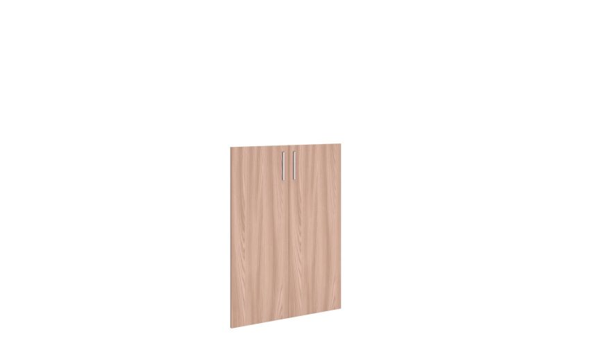 Pixel set 2 ante L90 olmo-H125 cm-Legno naturale-Pannello-125 cmx90 cm