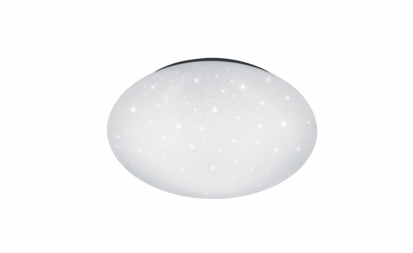 Lukida plafoniera bianca LED 18W Ø38 cm- -Bianco-Acrilico