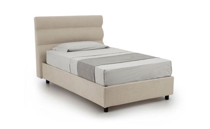 Baleari letto piazza e mezza comfort beige -In tessuto Baleari letto piazza e mezza comfort beige -In tessuto