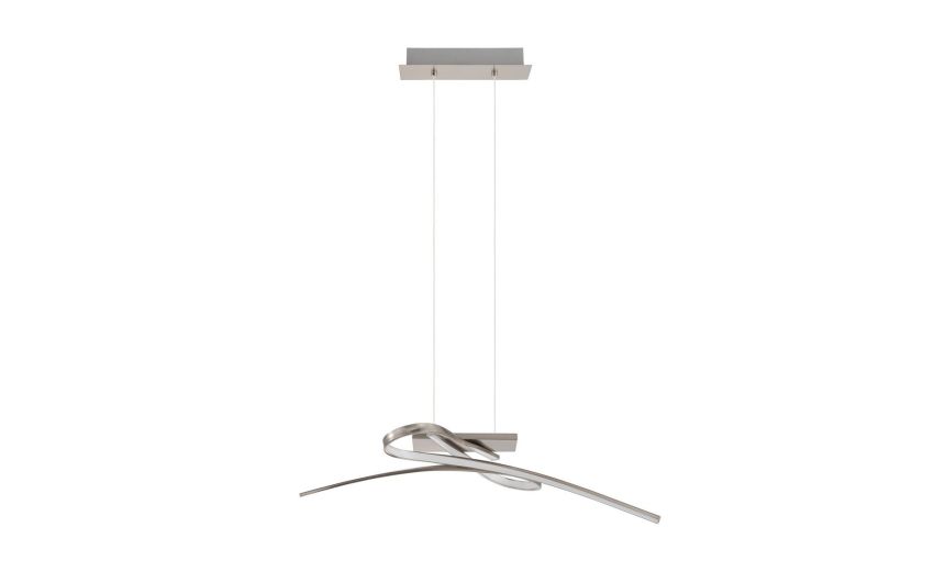 Palozza sospensione 2 luci LED 11W in metallo--Cromo-Metallo-110 cmx70 Palozza sospensione 2 luci LED 11W in metallo--Cromo-Metallo-110 cmx70