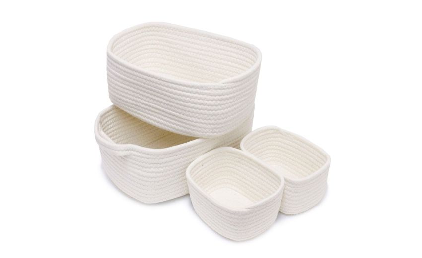 Anchorage cesta crema L----14 cmx32 cm