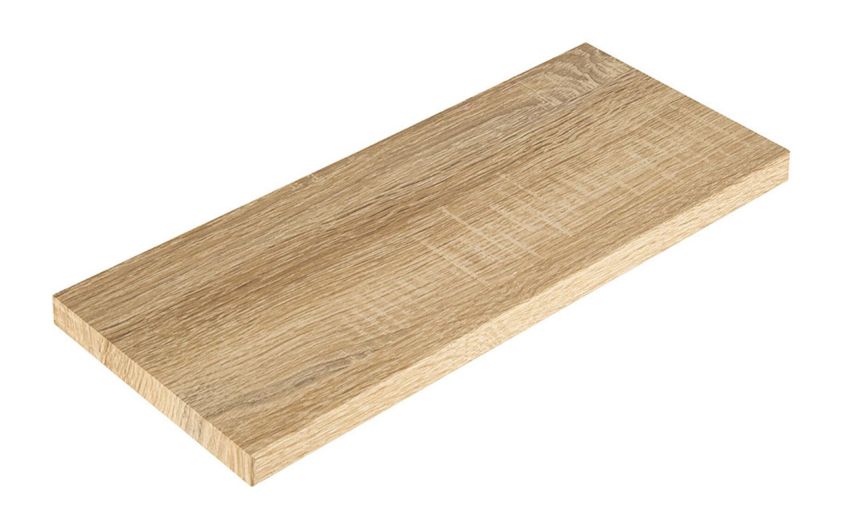 Linear mensola in mdf rovere naturale 36x15 Linear mensola in mdf rovere naturale 36x15