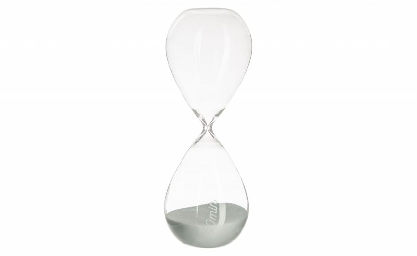 Sixty clessidra in vetro durata 60 minuti - -Trasparente-Vetro-30 cmx11 cm Sixty clessidra in vetro durata 60 minuti - -Trasparente-Vetro-30 cmx11 cm