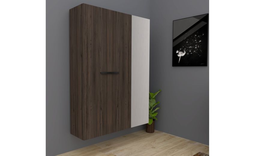 Deluxe colonna 1 anta a specchio--Legno chiaro--160 cmx40 cm Deluxe colonna 1 anta a specchio--Legno chiaro--160 cmx40 cm