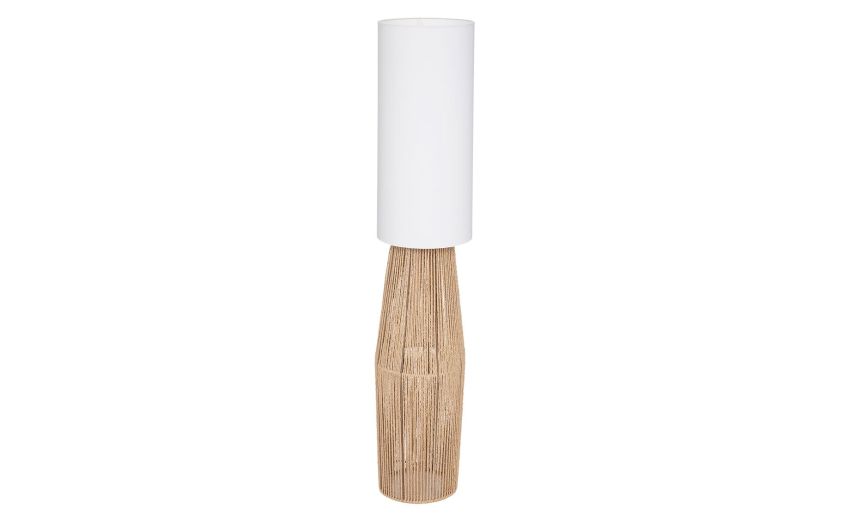 Aissa piantana naturale 40W h130 cm--Beige-Metallo-130 cmx28 cm Aissa piantana naturale 40W h130 cm--Beige-Metallo-130 cmx28 cm