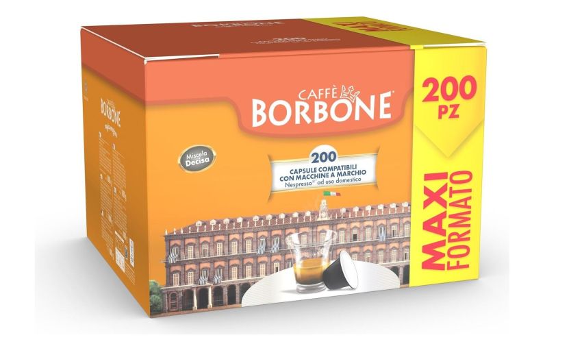 Borbone Box 200 Capsule caffé miscela Decisa -compatibili Nespresso