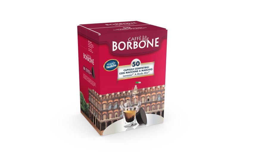 Borbone Box 50 Capsule compostabili miscela Nobile compatibili Lavazza Borbone Box 50 Capsule compostabili miscela Nobile compatibili Lavazza