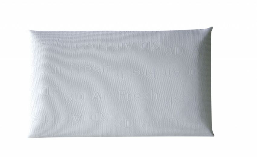 Set 2 guanciali in fiocco di memory traspirante- --100% Poliestere-12 cmx76 cm
