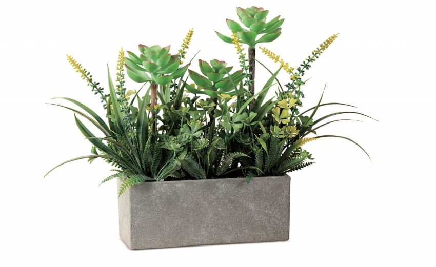 Lavanda pianta artificiale con vaso 17x23 cm- -Verde-Plastica-23 Lavanda pianta artificiale con vaso 17x23 cm- -Verde-Plastica-23