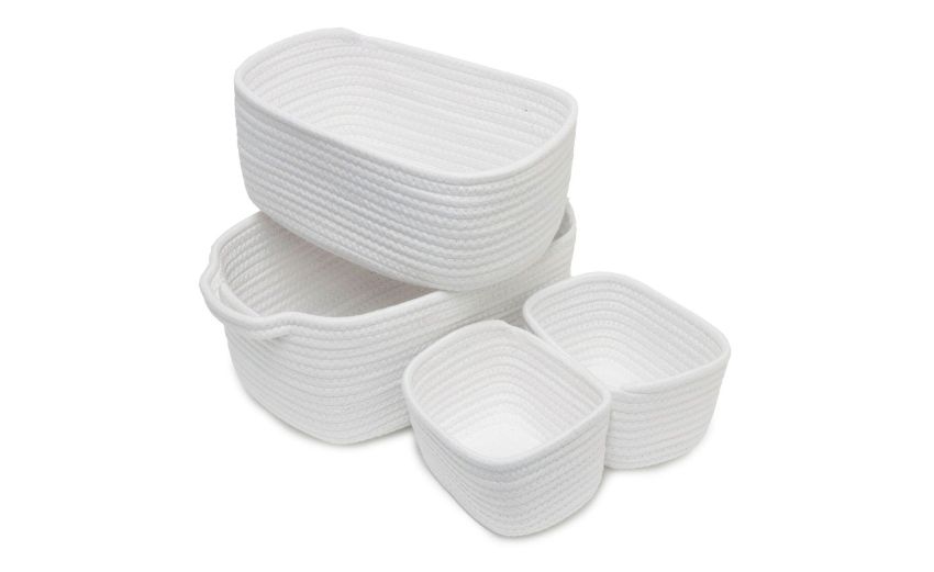 Anchorage cesta bianca L--Bianco--14 cmx32 cm