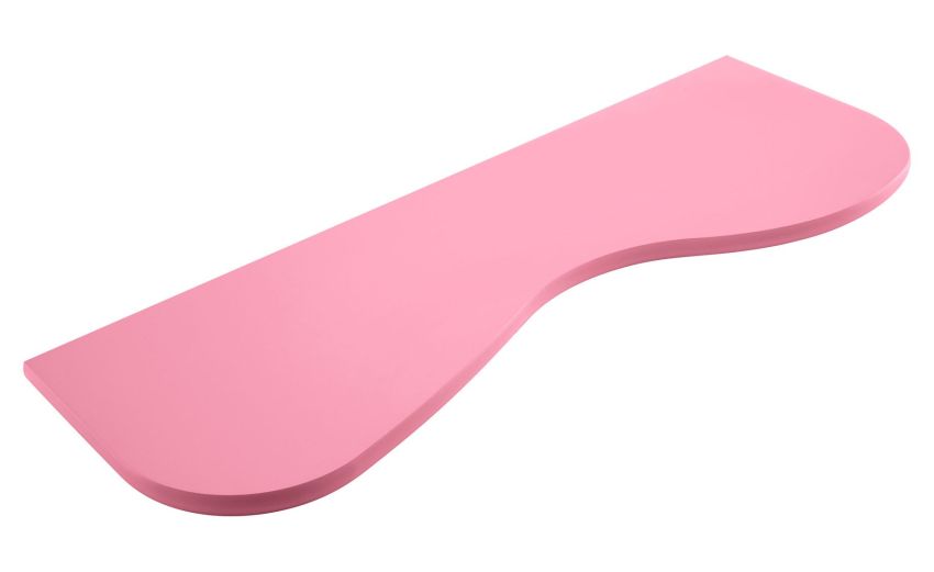 Cupido mensola in mdf rosa 56x26 cm- --Mdf-26 cmx56 cm Cupido mensola in mdf rosa 56x26 cm- --Mdf-26 cmx56 cm